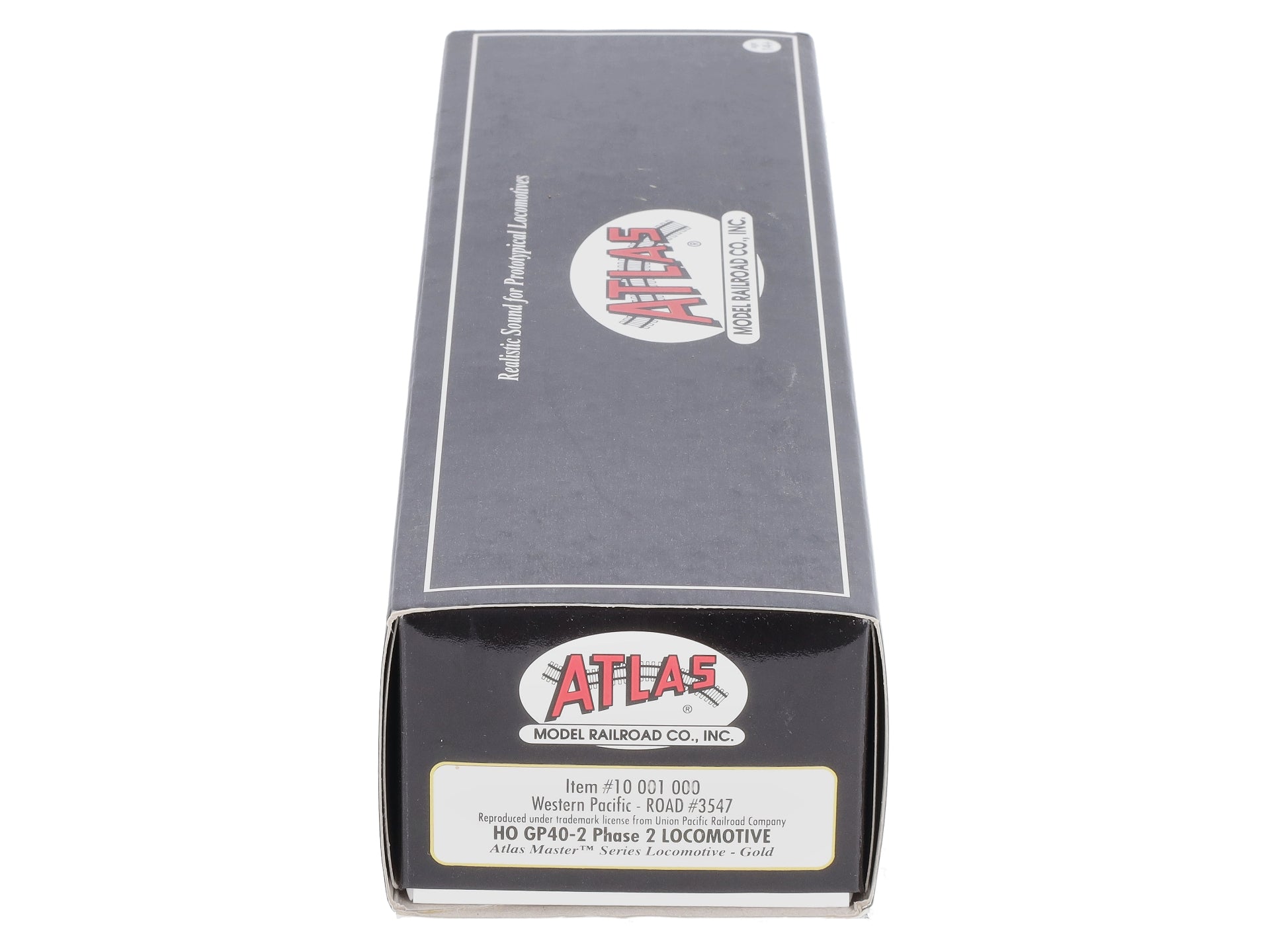 Atlas 10001000 HO Scale Western Pacific GP40-2 Diesel Locomotive #3547 LN/Box