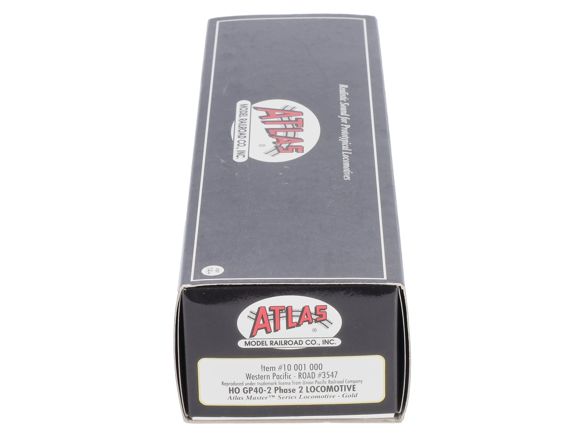 Atlas 10001000 HO Scale Western Pacific GP40-2 Diesel Locomotive #3547 LN/Box