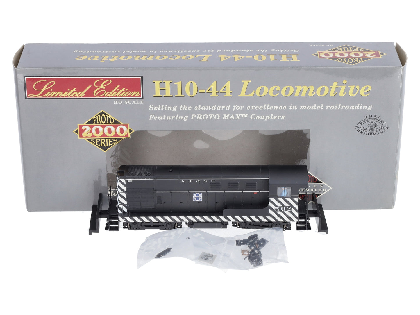 Proto 2000 920-47776 HO AT&SF H10-44 Diesel Locomotive #502 LN/Box