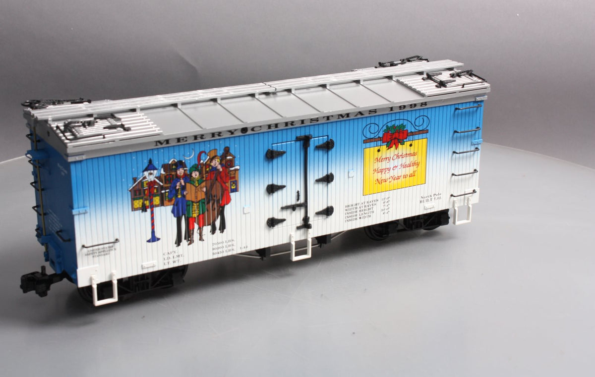 USA Trains R13016 G 1998 Christmas Reefer Car LN/Box