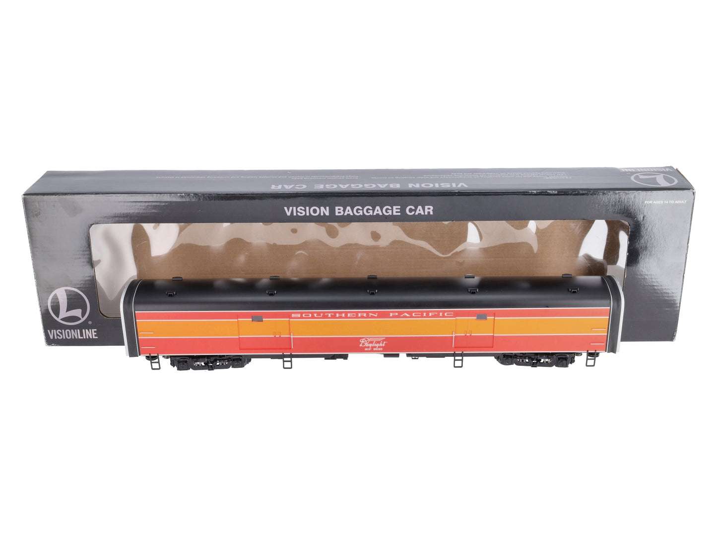 Lionel 2027710 O Southern Pacific Daylight Vision Baggage Car