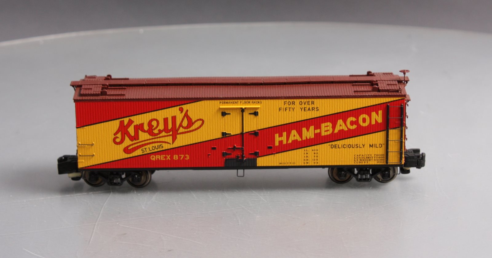 MTH 35-78007 S Krey's Ham & Bacon 40' Woodside Reefer #873