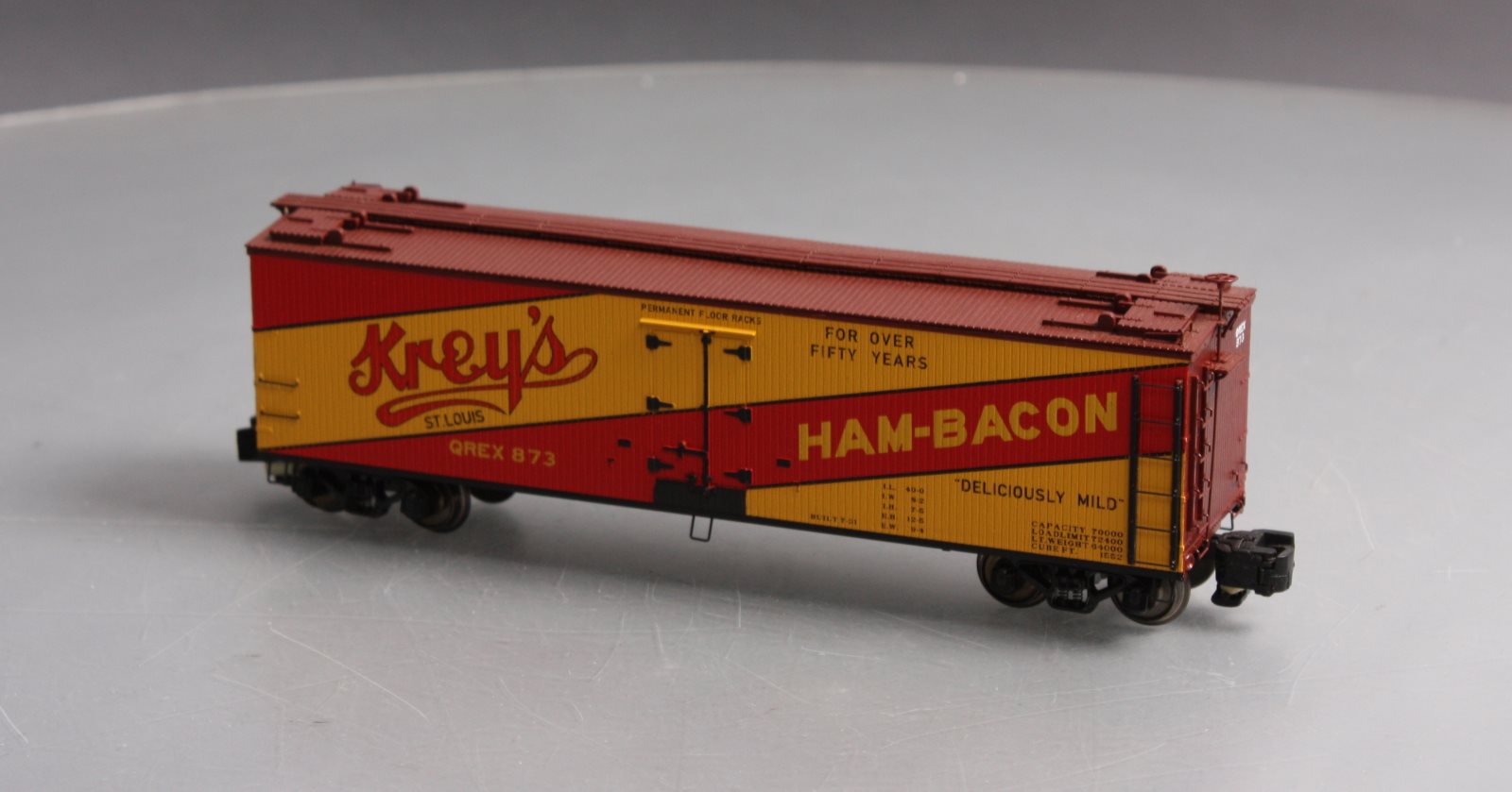 MTH 35-78007 S Krey's Ham & Bacon 40' Woodside Reefer #873