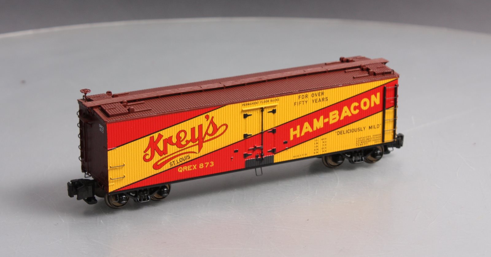 MTH 35-78007 S Krey's Ham & Bacon 40' Woodside Reefer #873