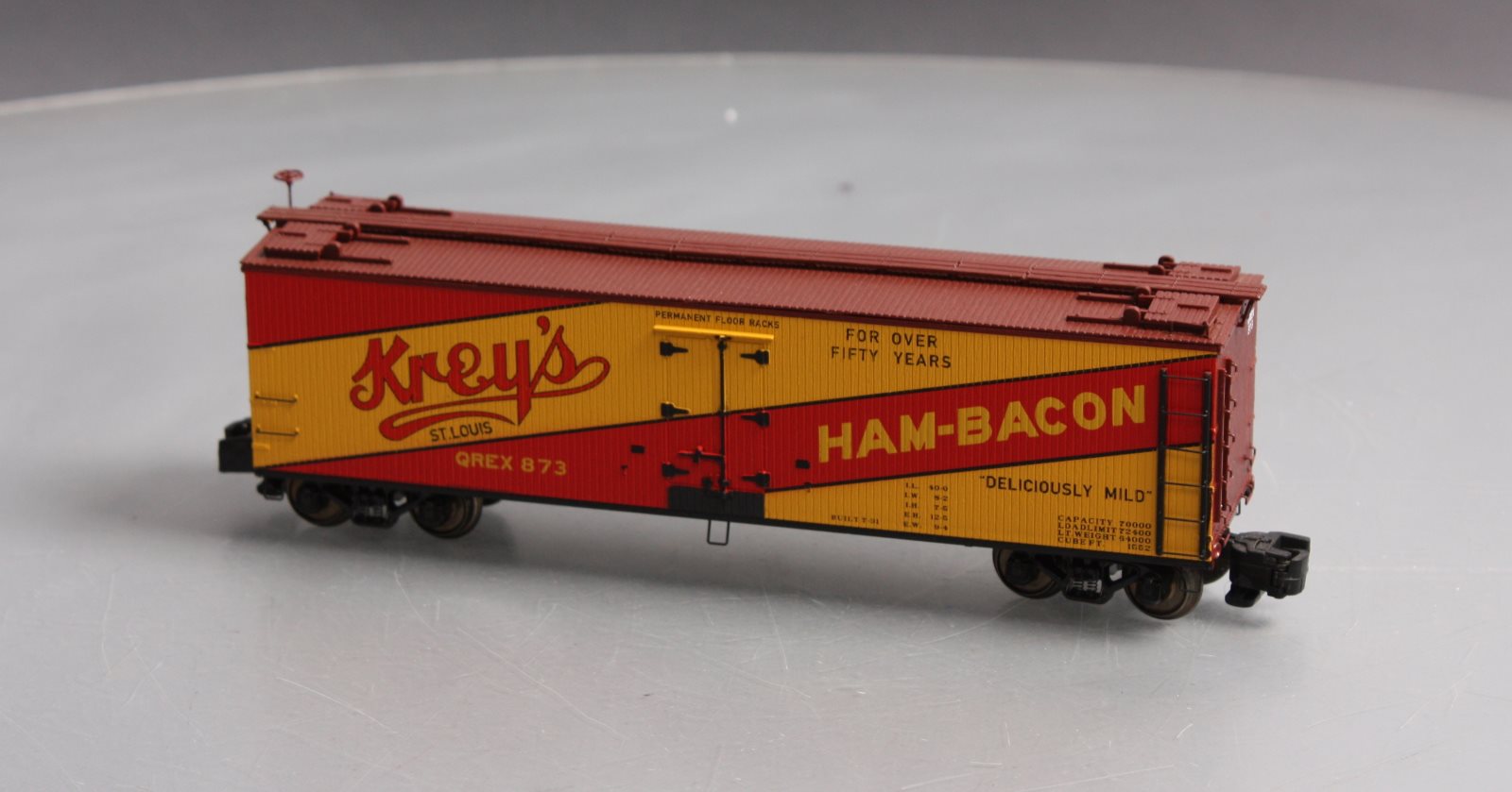 MTH 35-78007 S Krey's Ham & Bacon 40' Woodside Reefer #873