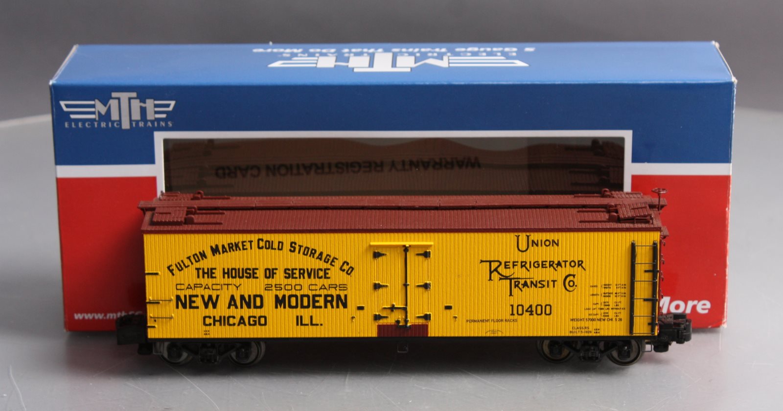 MTH 35-78003 S Fulton Market 40' Woodside Reefer #10400