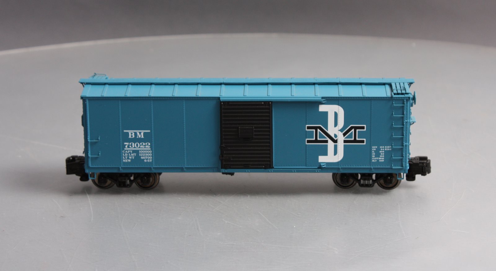 MTH 35-74002 S Boston & Maine 40' Rebuilt Box Car #73022 LN/Box