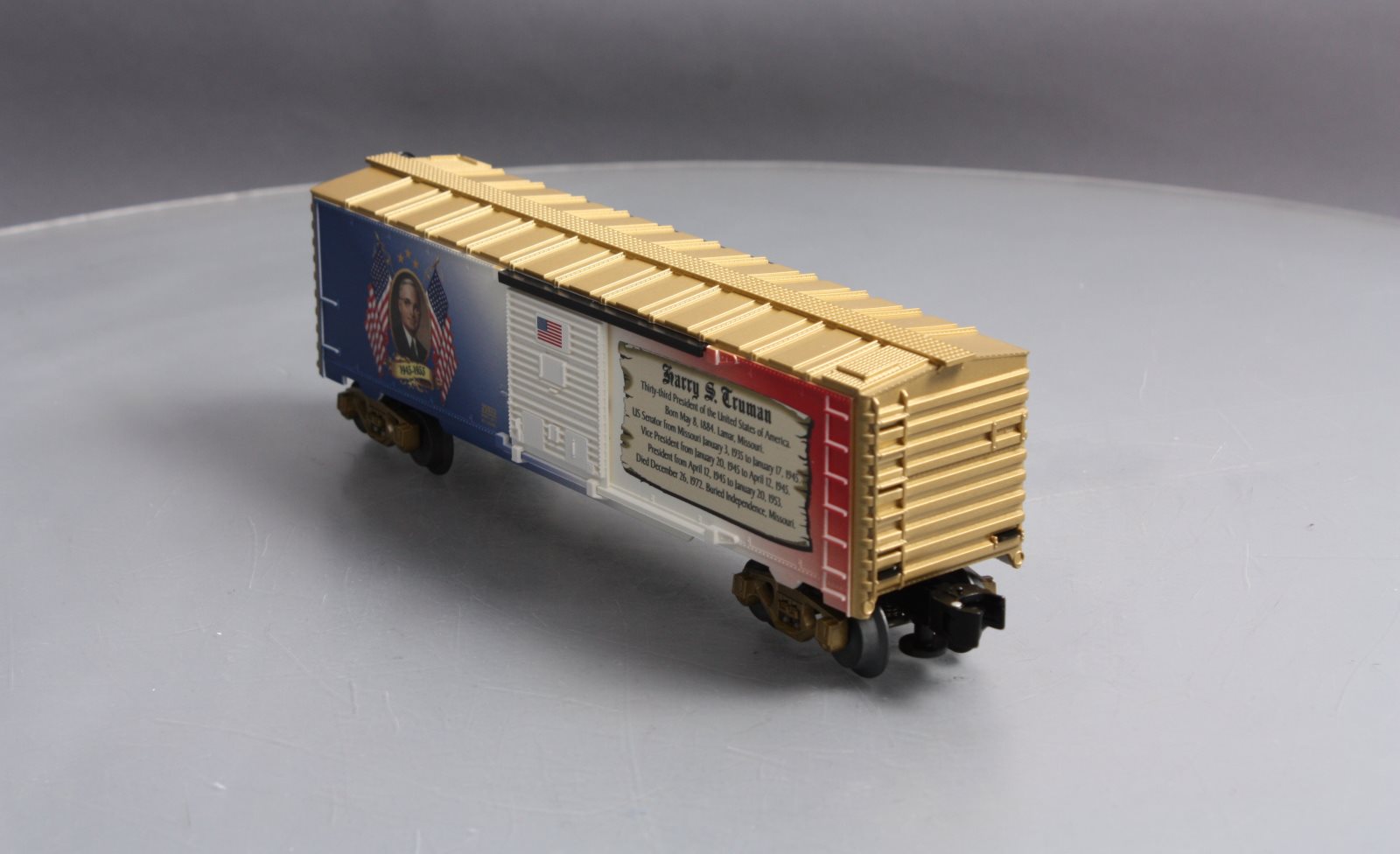 Lionel 6-25933 O Gauge USA President Harry S. Truman Boxcar LN/Box