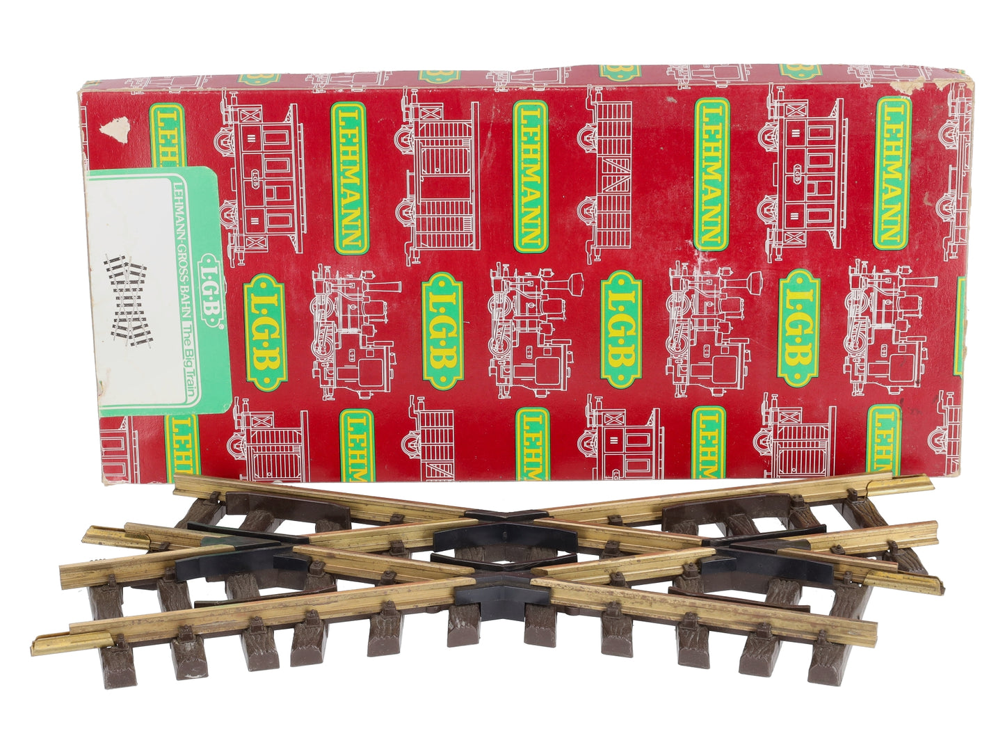 LGB 1300 G Gauge R1 30 Degree Crossing Track LN/Box