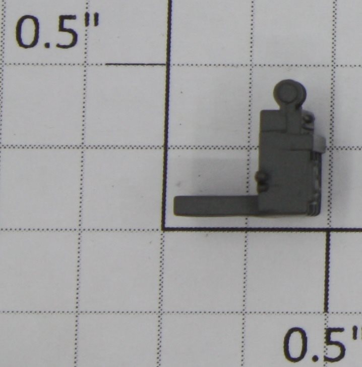 Lionel 8314-29 Receptical Gray Righthand Frame Mount
