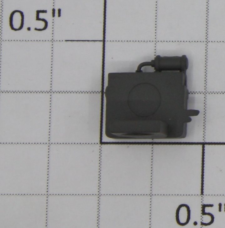 Lionel 8314-29 Receptical Gray Righthand Frame Mount