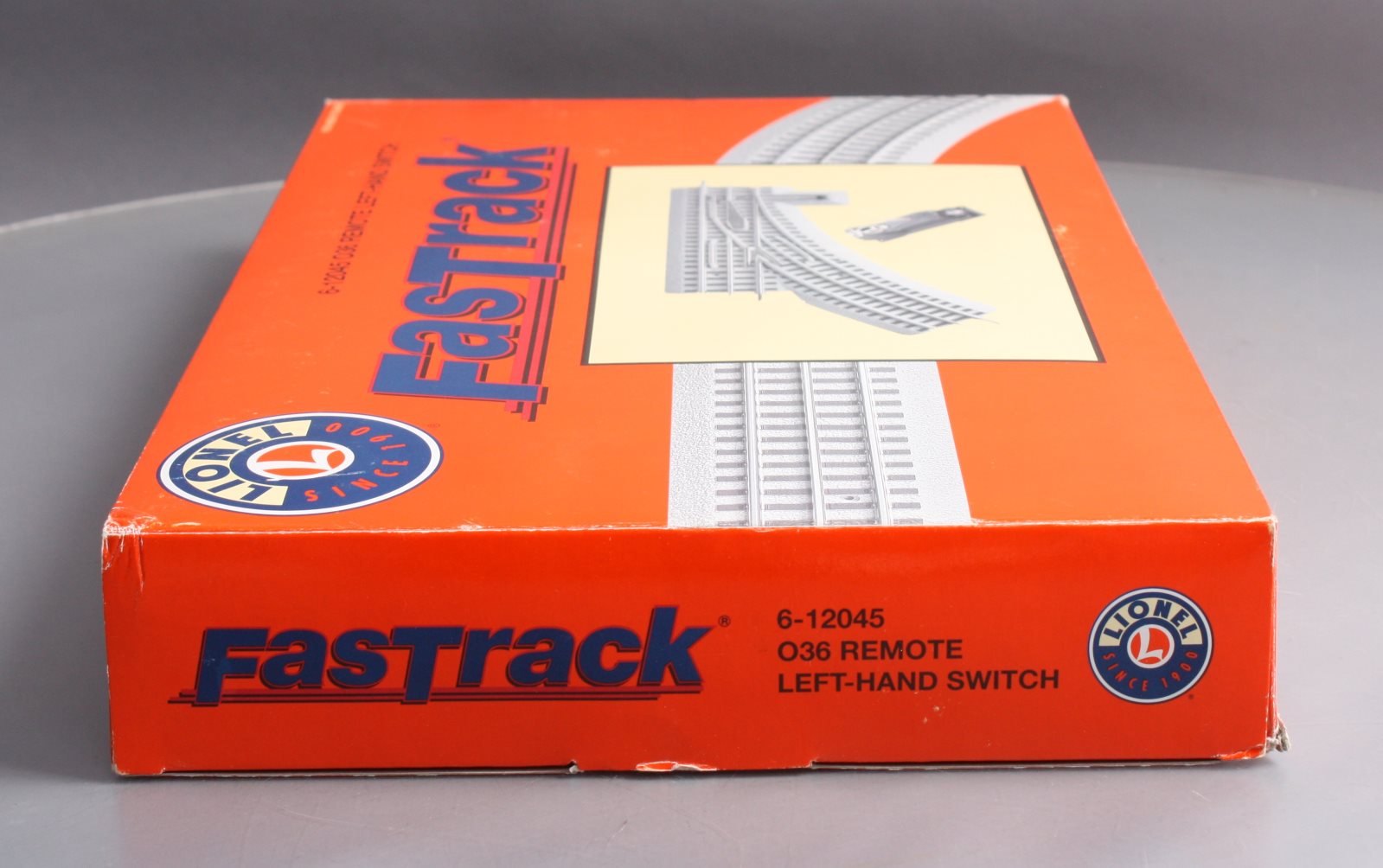 Lionel 6-12045 O36 Left Hand Remote-Control FasTrack Curved Switch Turnout LN/Box