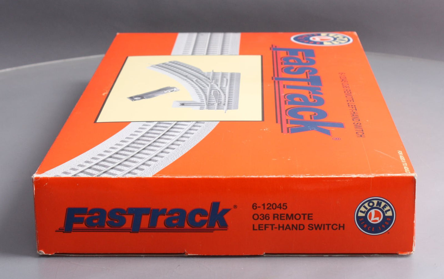 Lionel 6-12045 O36 Left Hand Remote-Control FasTrack Curved Switch Turnout LN/Box