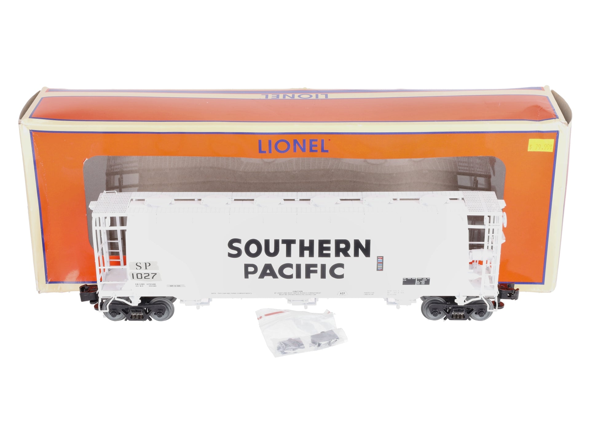 Lionel 6-84927 O Southern Pacific Cylindrical Hopper #1027