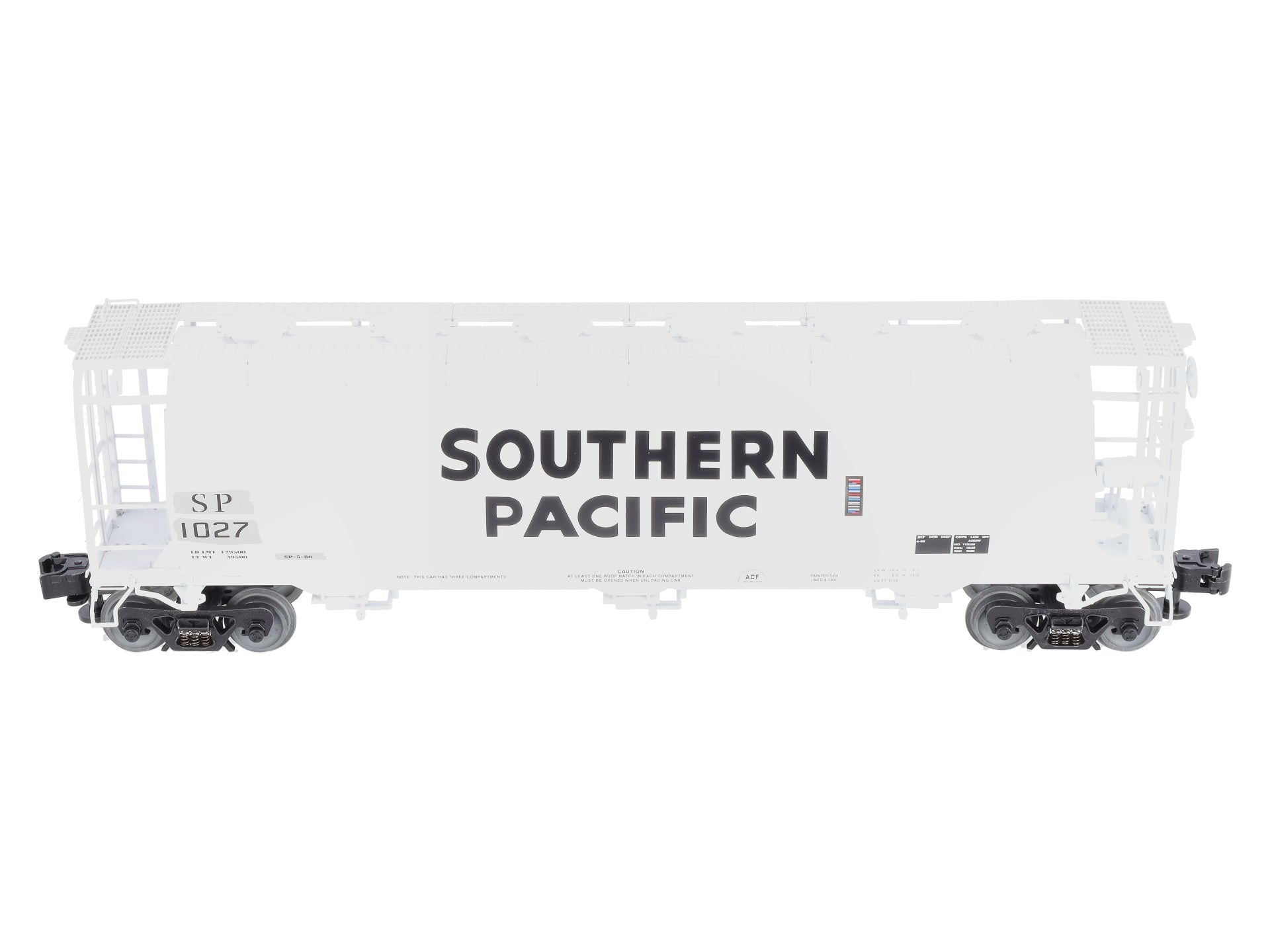 Lionel 6-84927 O Southern Pacific Cylindrical Hopper #1027