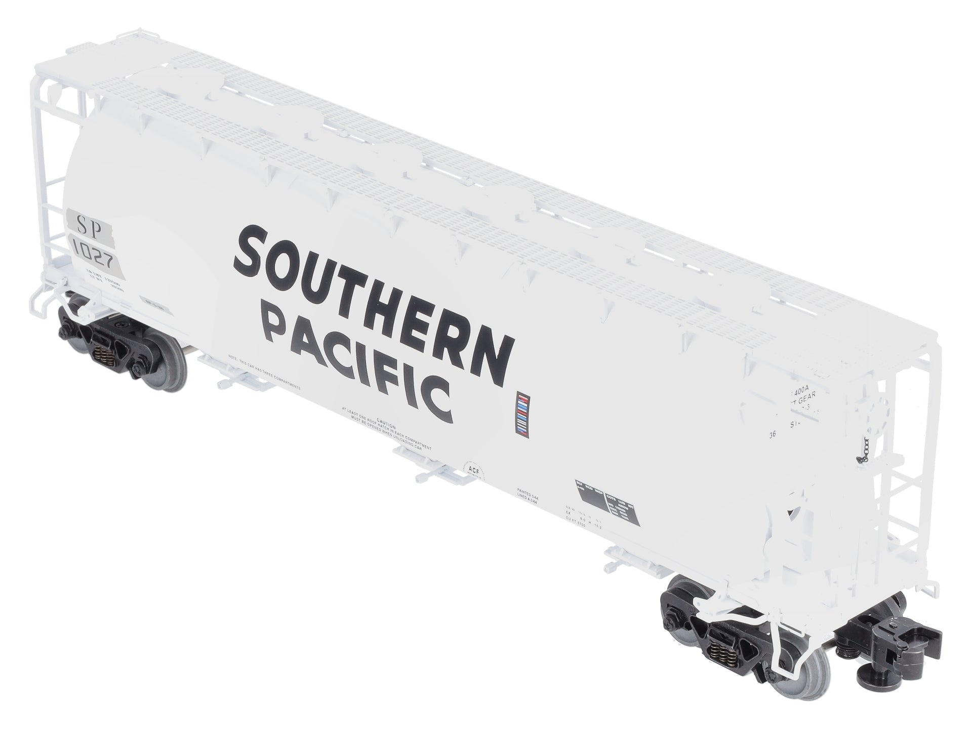 Lionel 6-84927 O Southern Pacific Cylindrical Hopper #1027