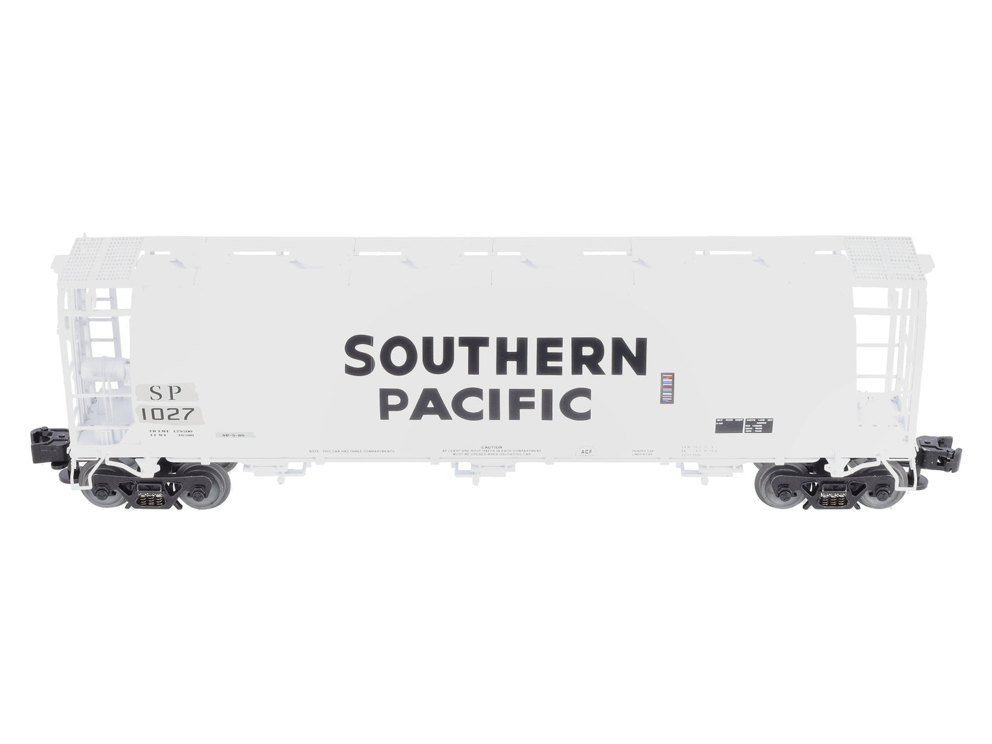 Lionel 6-84927 O Southern Pacific Cylindrical Hopper #1027
