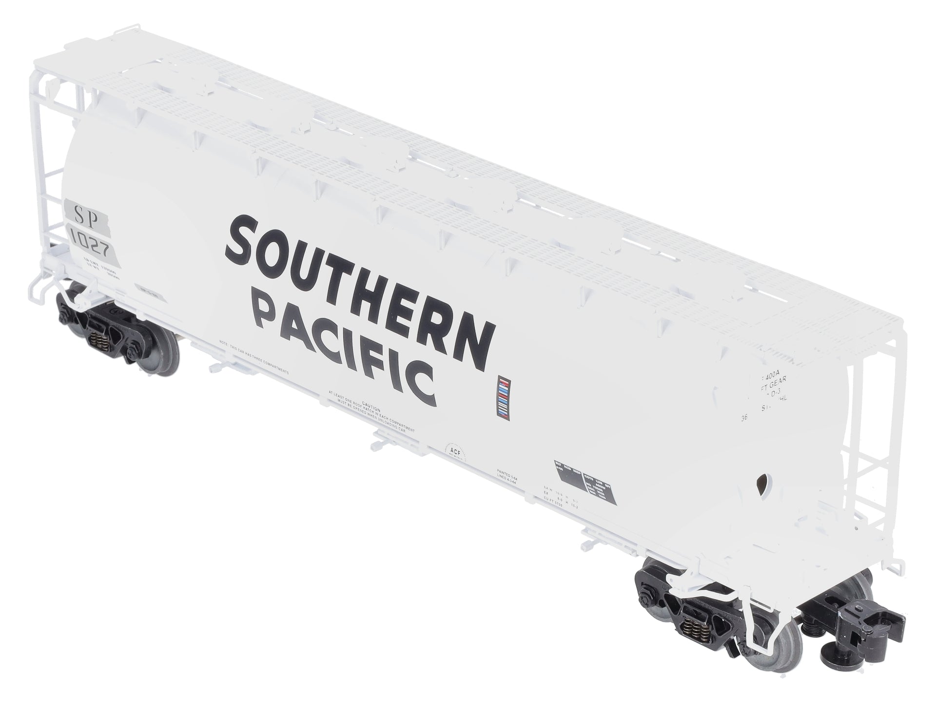 Lionel 6-84927 O Southern Pacific Cylindrical Hopper #1027