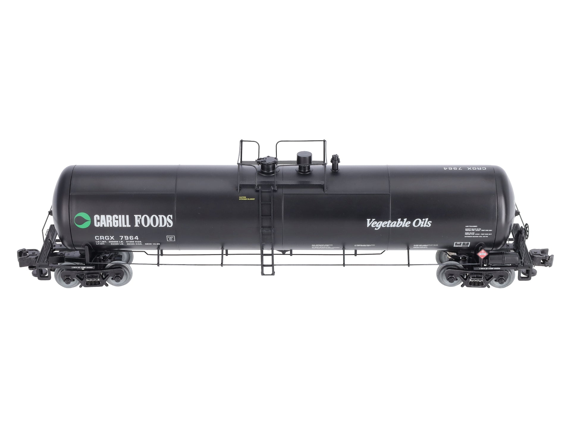 Lionel 6-85086 O Cargil Foods 30K Tank Car Car with Freight Sounds #7964