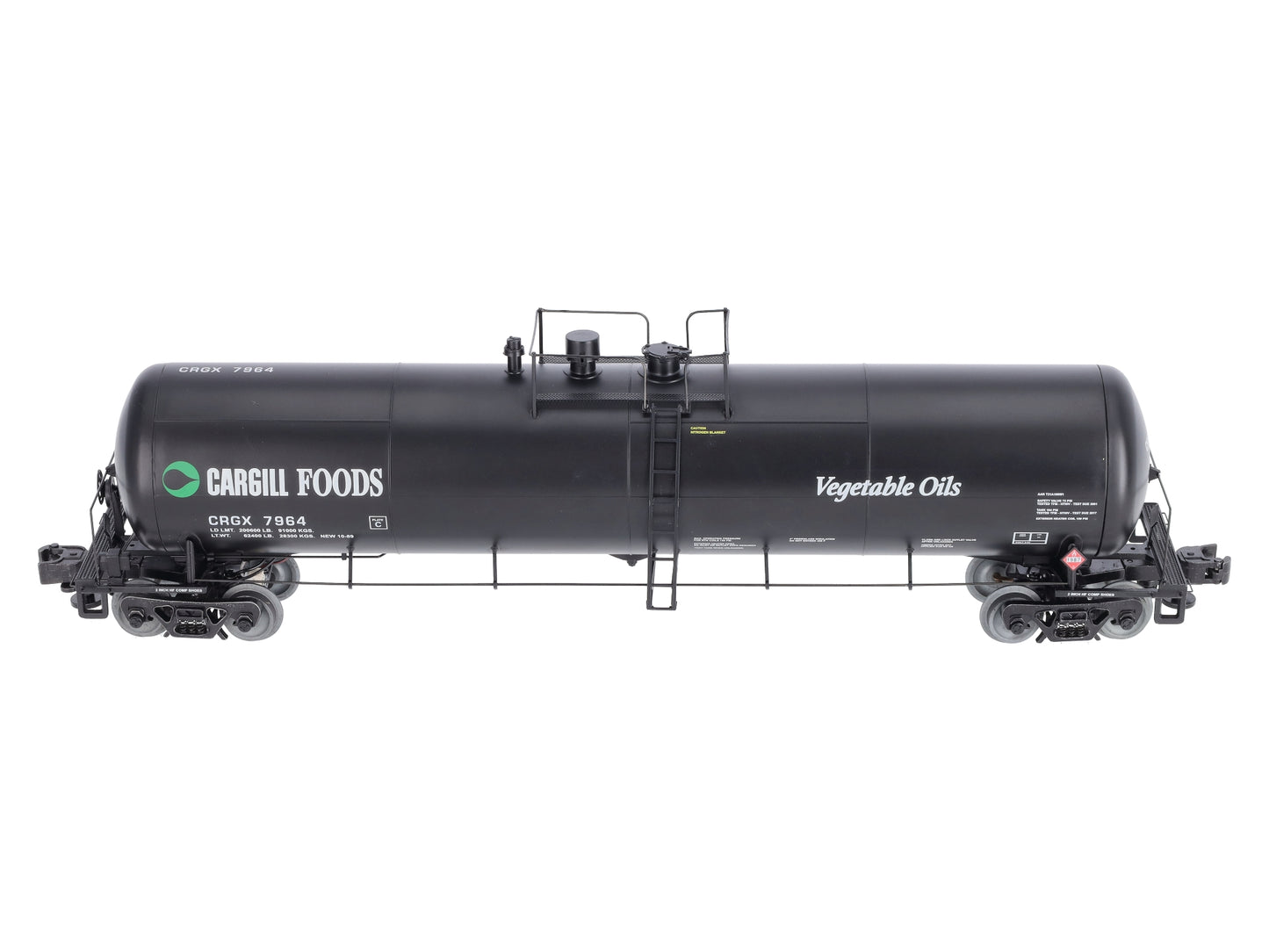Lionel 6-85086 O Cargil Foods 30K Tank Car Car with Freight Sounds #7964