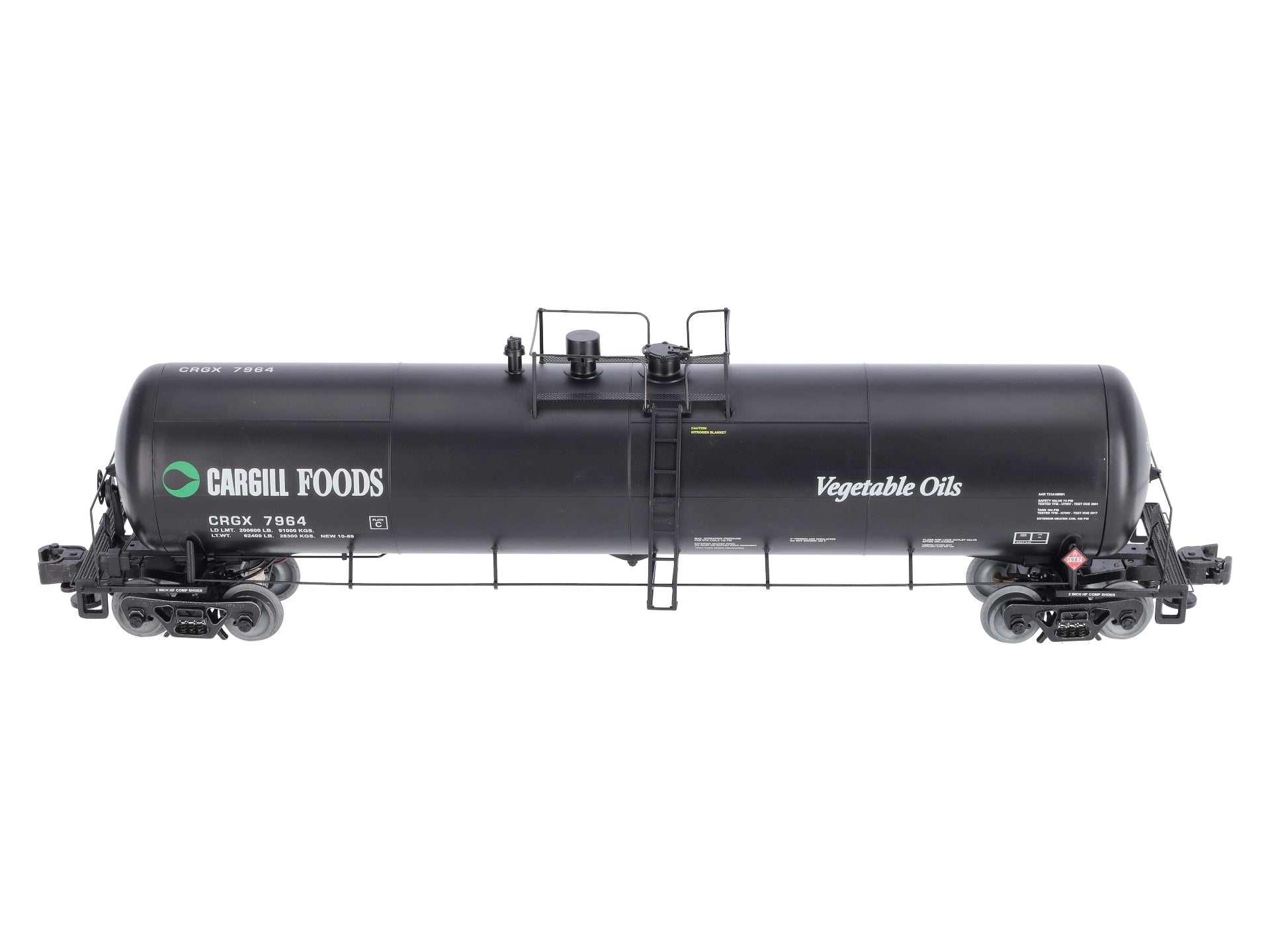 Lionel 6-85086 O Cargil Foods 30K Tank Car Car with Freight Sounds #7964