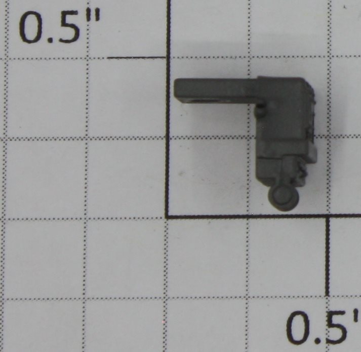Lionel 6208314028 Gray Left Hand Receptical Frame Mount