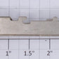 Lionel 3424-85 Zinc "O27" Plated 2-Step Track Trip Actuator Blade