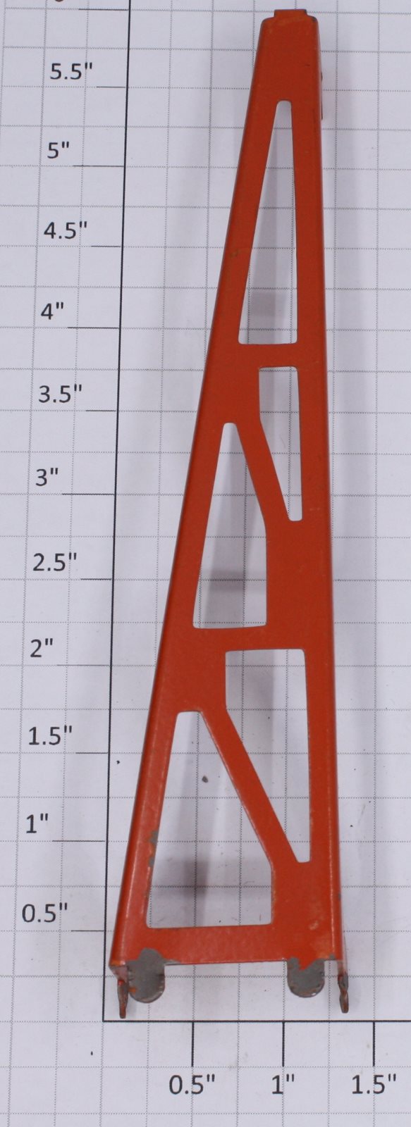 Lionel 342-32 Orange Culvert Loader Rear Beam Stanchion