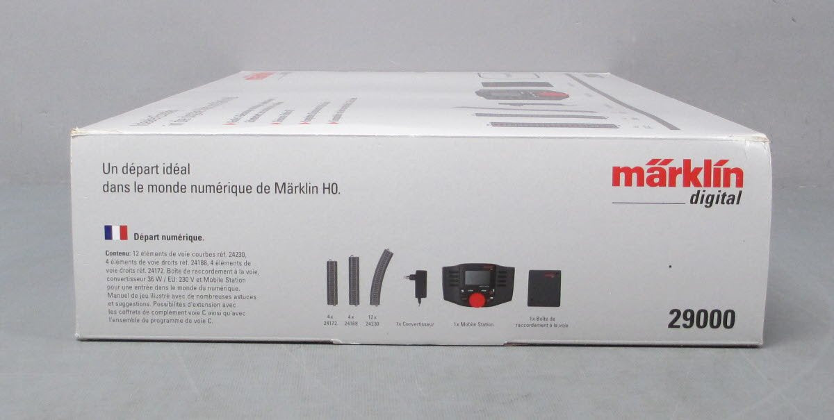 Marklin 29000 HO Scale 110 Volt Digital Command Station, Power Pack & Track Set