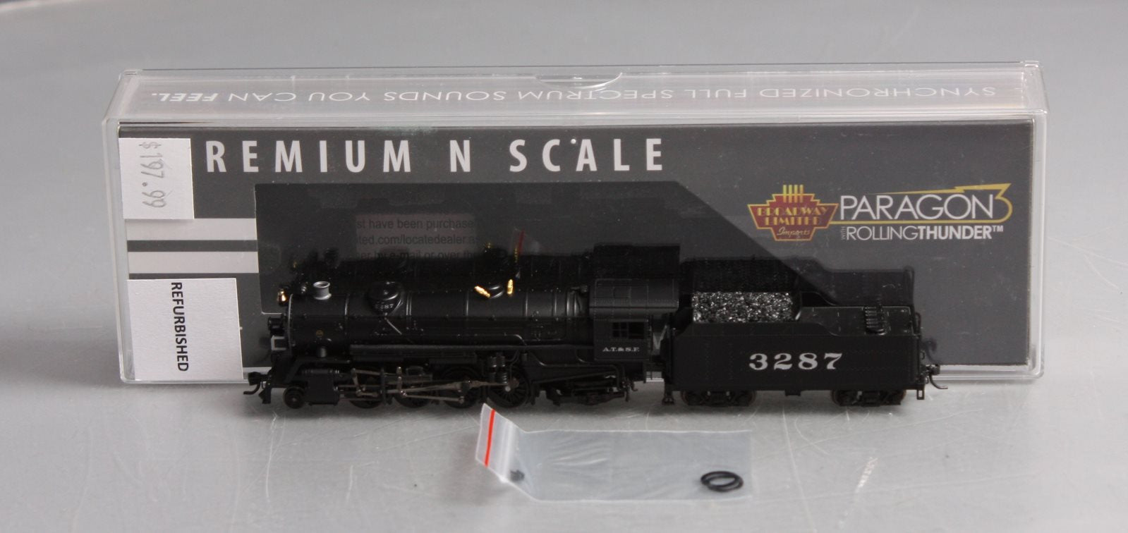 Broadway Limited 5700 N ATSF USRA Heavy Mikado Steam Locomotive Sound #3287