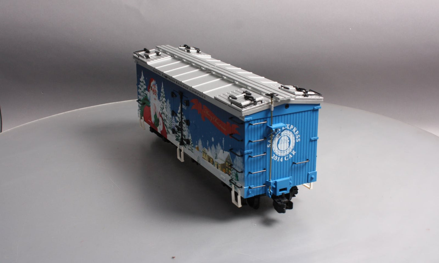 USA Trains R13032 G Christmas 2014 Refrigerator Car (Plastic Wheels)