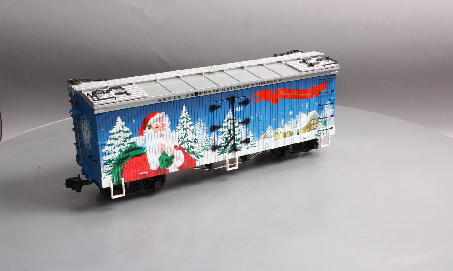 USA Trains R13032 G Christmas 2014 Refrigerator Car (Plastic Wheels)