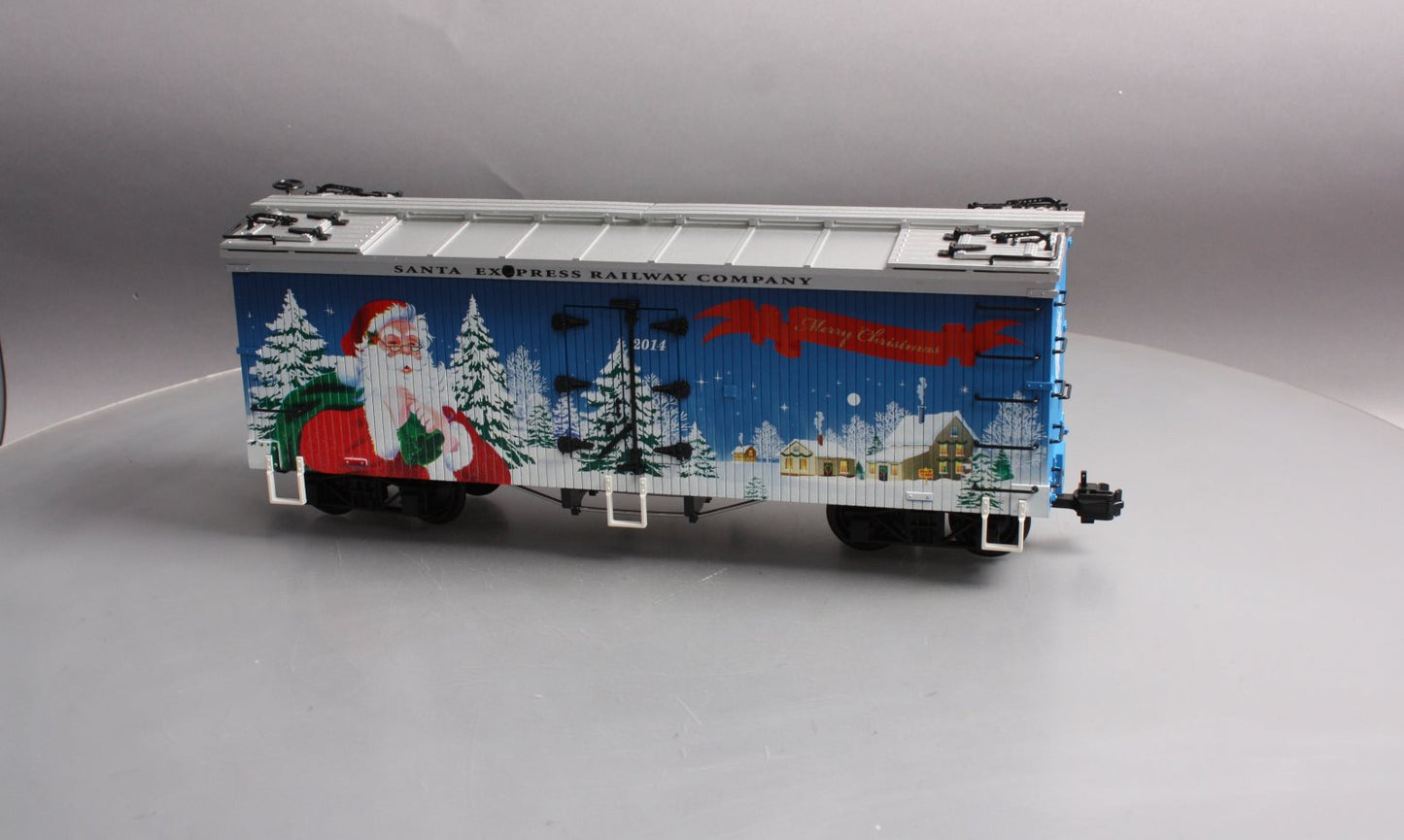 USA Trains R13032 G Christmas 2014 Refrigerator Car (Plastic Wheels)