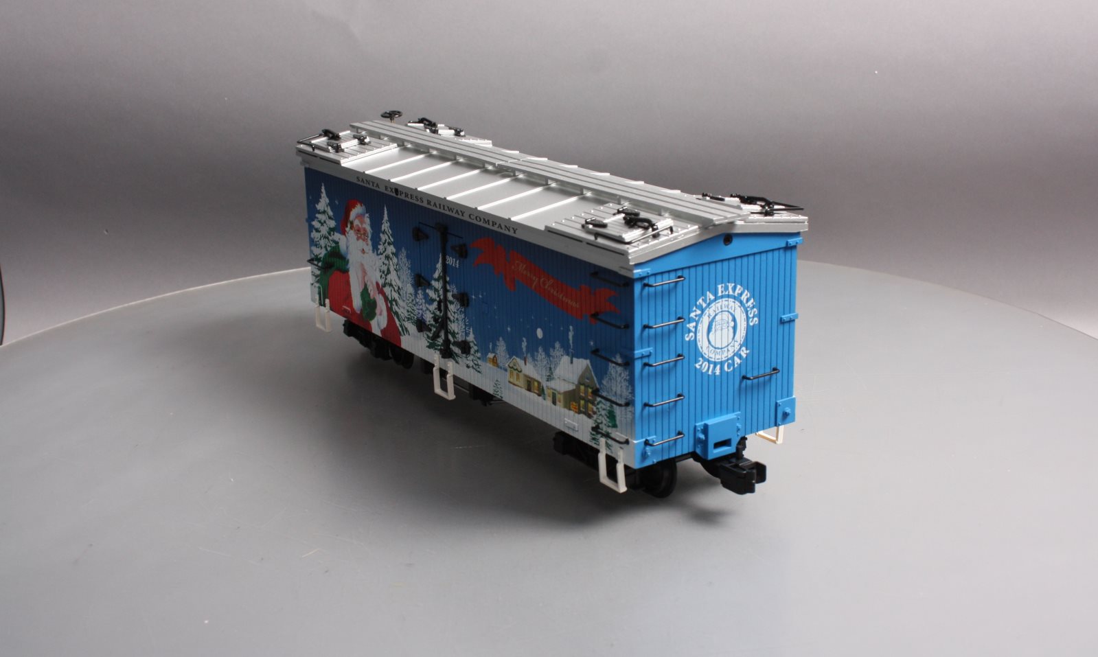 USA Trains R13032 G Christmas 2014 Refrigerator Car (Plastic Wheels)