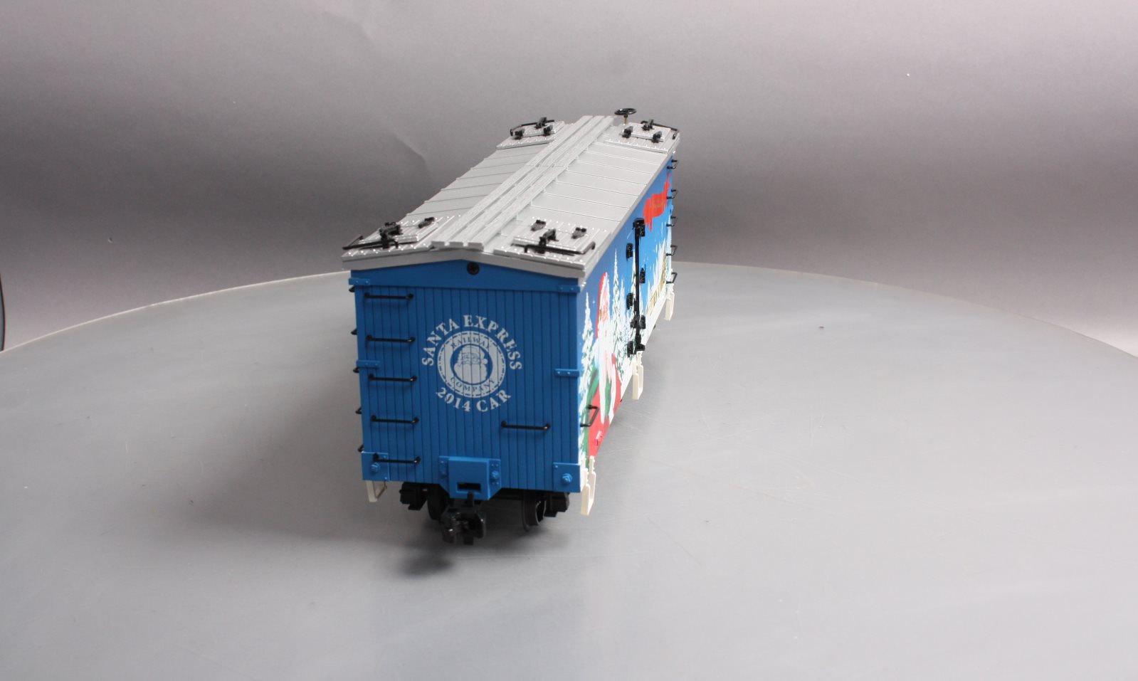 USA Trains R13032 G Christmas 2014 Refrigerator Car (Plastic Wheels)