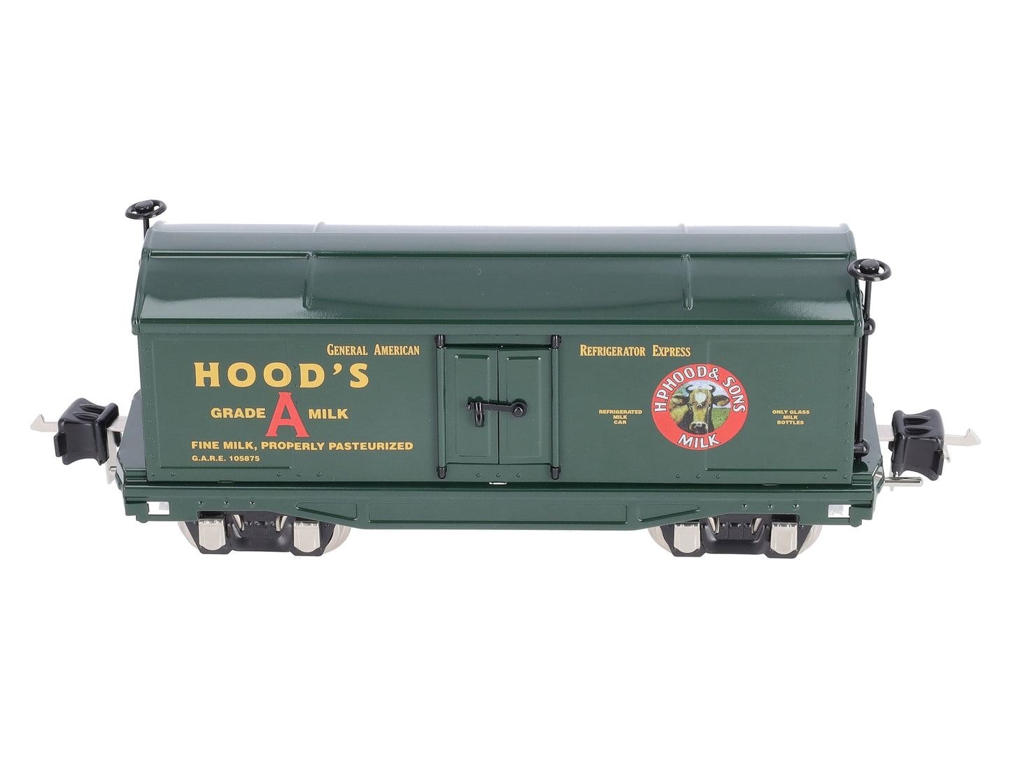 MTH 11-70064 O Gauge Tinplate Hoods Dairy 2814R Refrigerator Car