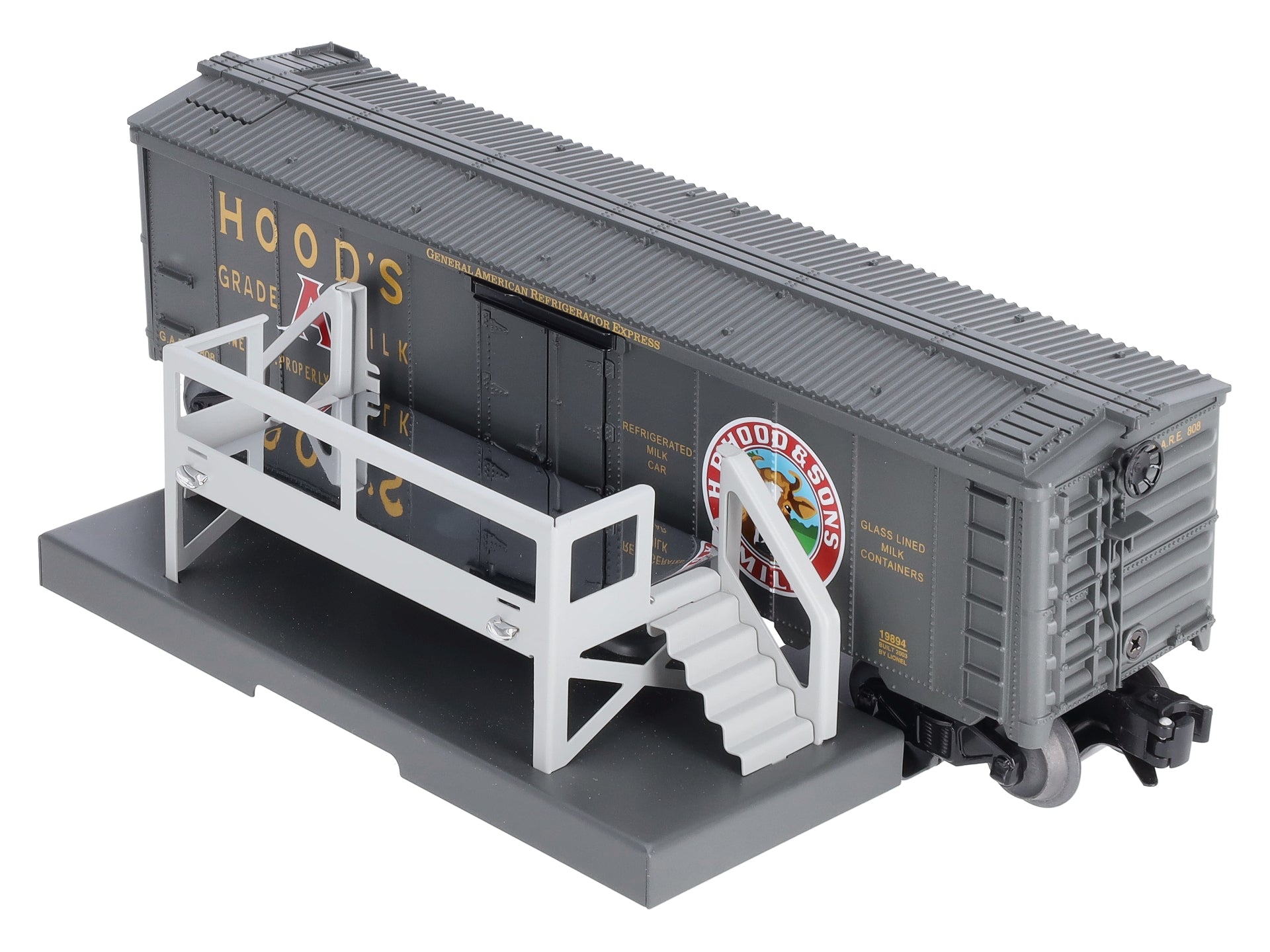 Lionel 6-19894 O Gauge Hood's Operating Milk Car NIB