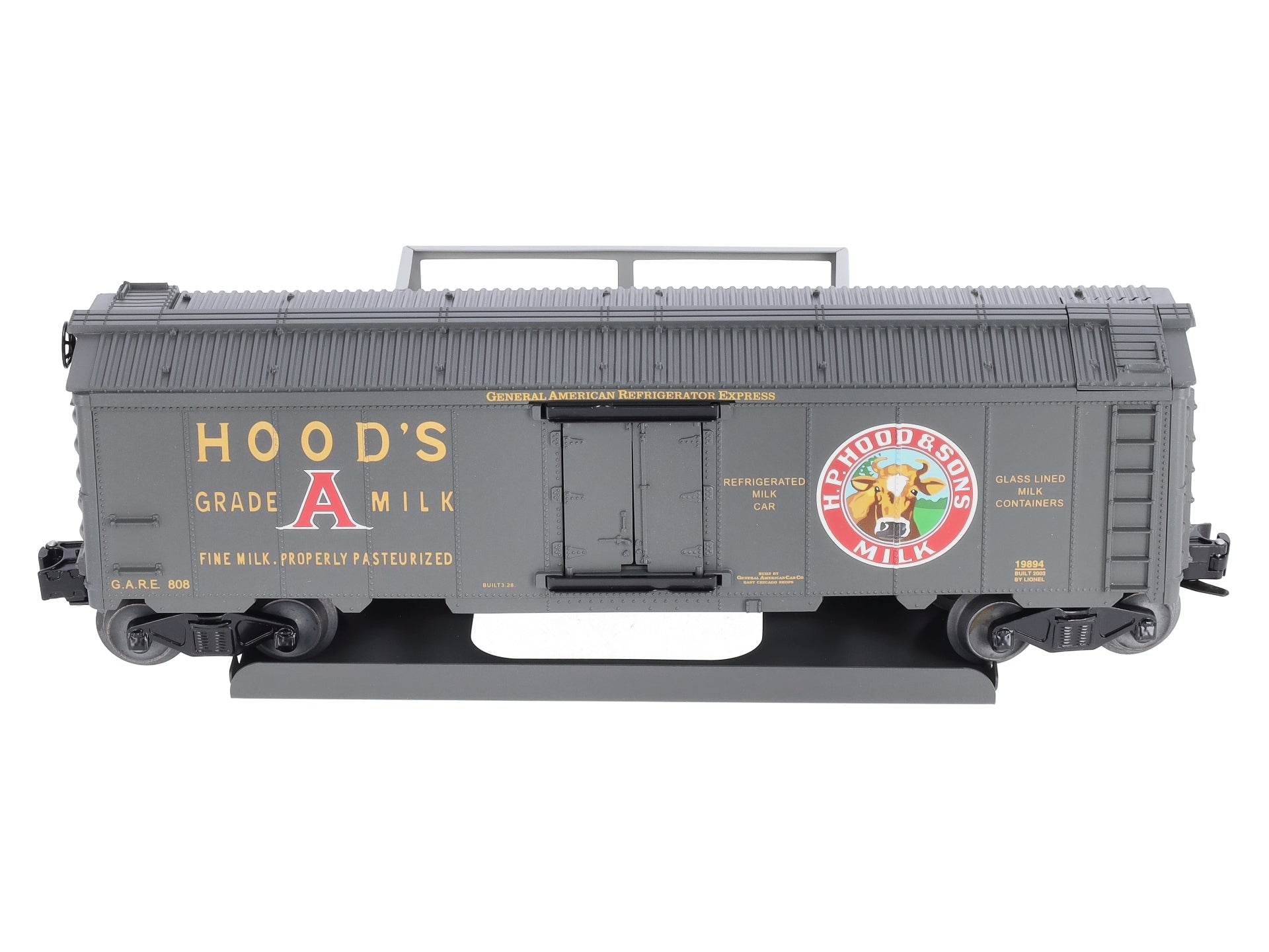 Lionel 6-19894 O Gauge Hood's Operating Milk Car NIB