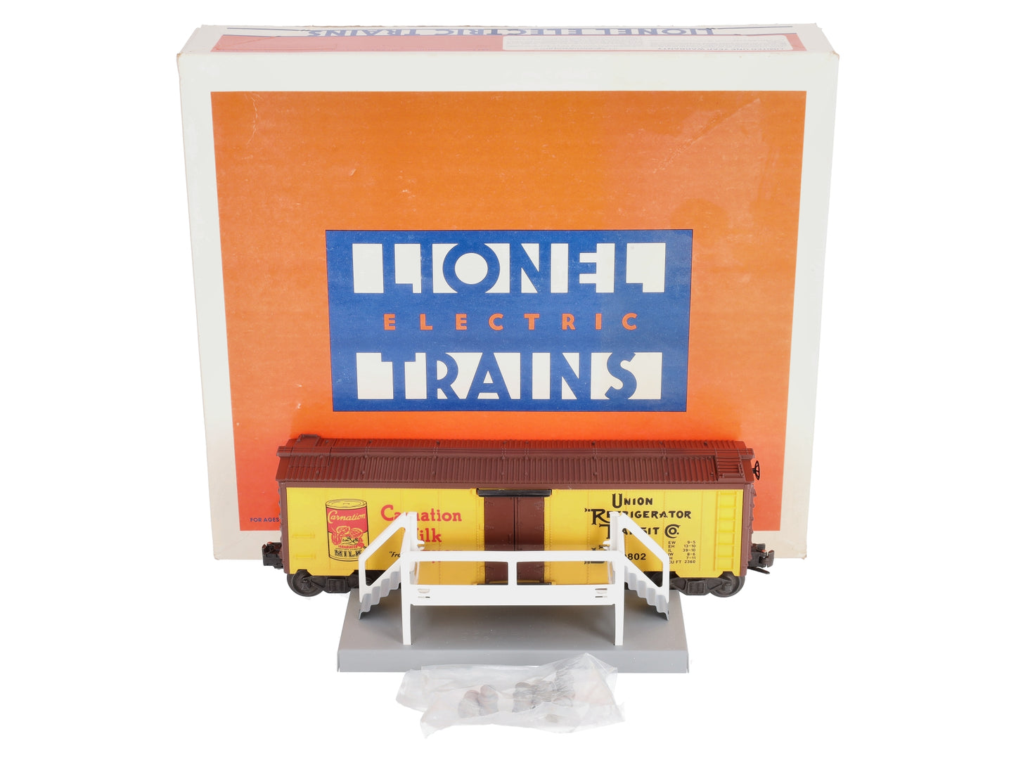 Lionel 6-19802 O Gauge URTC Carnation Operating Milk Car LN/Box