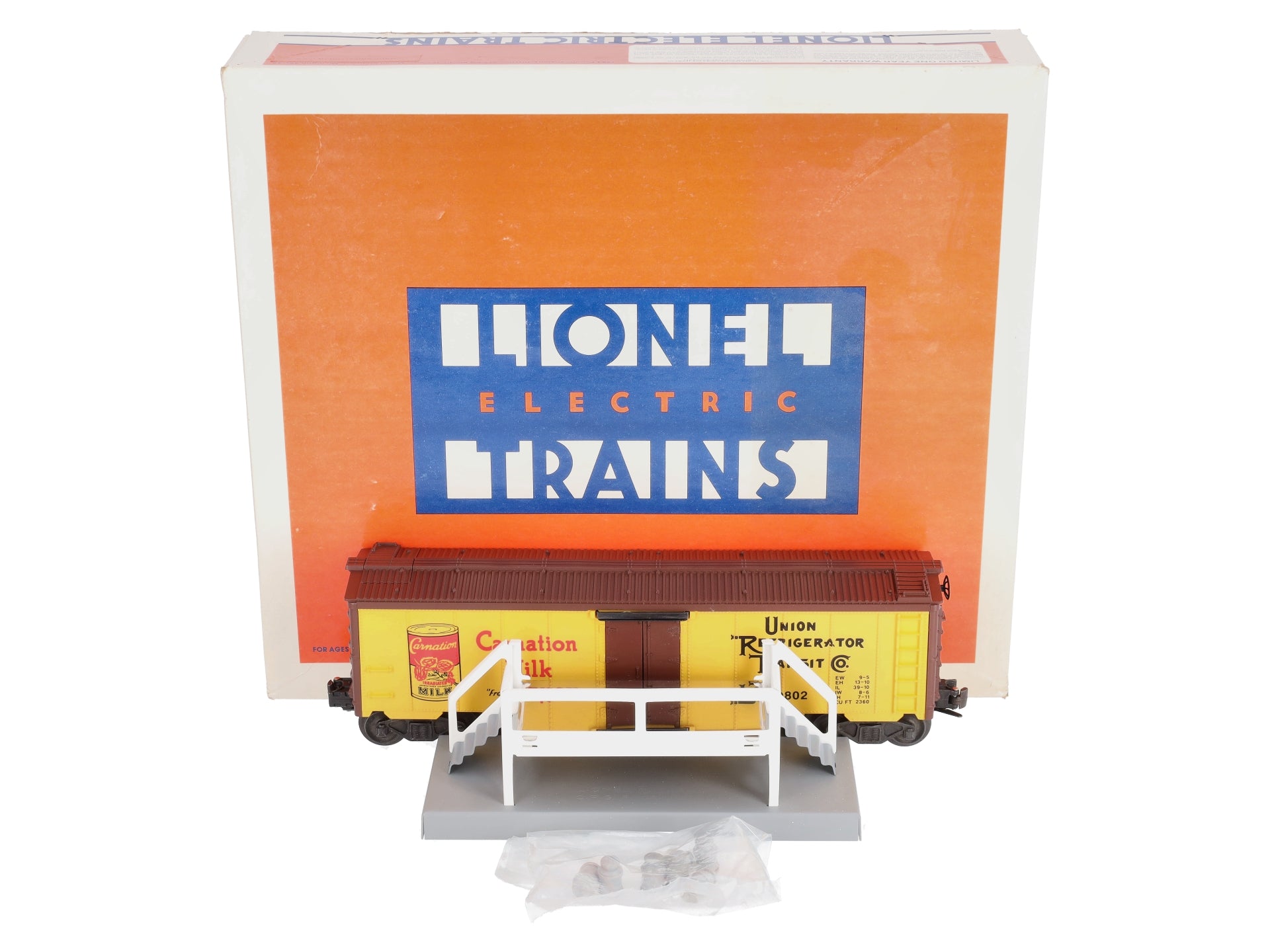 Lionel 6-19802 O Gauge URTC Carnation Operating Milk Car LN/Box