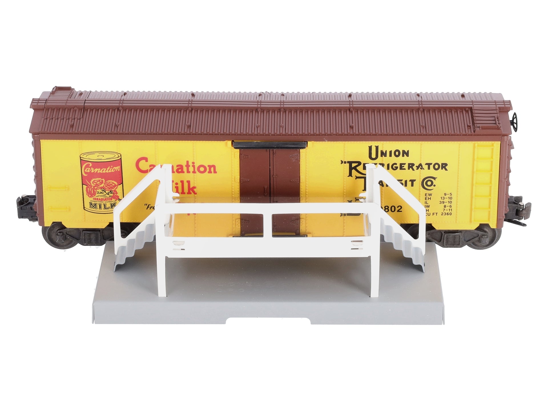 Lionel 6-19802 O Gauge URTC Carnation Operating Milk Car LN/Box