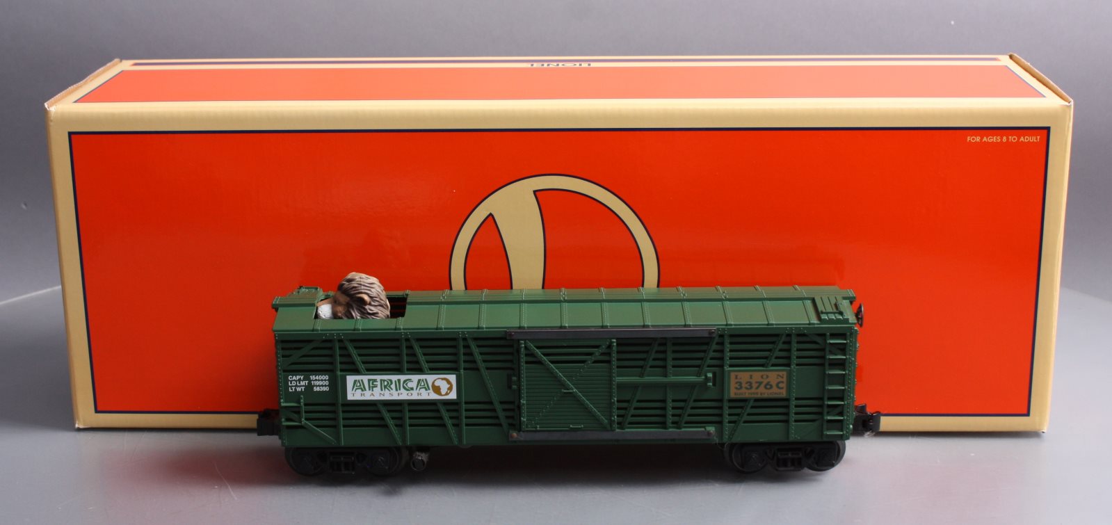 Lionel 6-19850 O Gauge Lion Railsounds Animal Car
