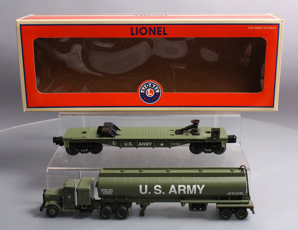 Lionel 6-52336 O Gauge Ft. Leaonard Wood Flatcar w/Truck LN/Box