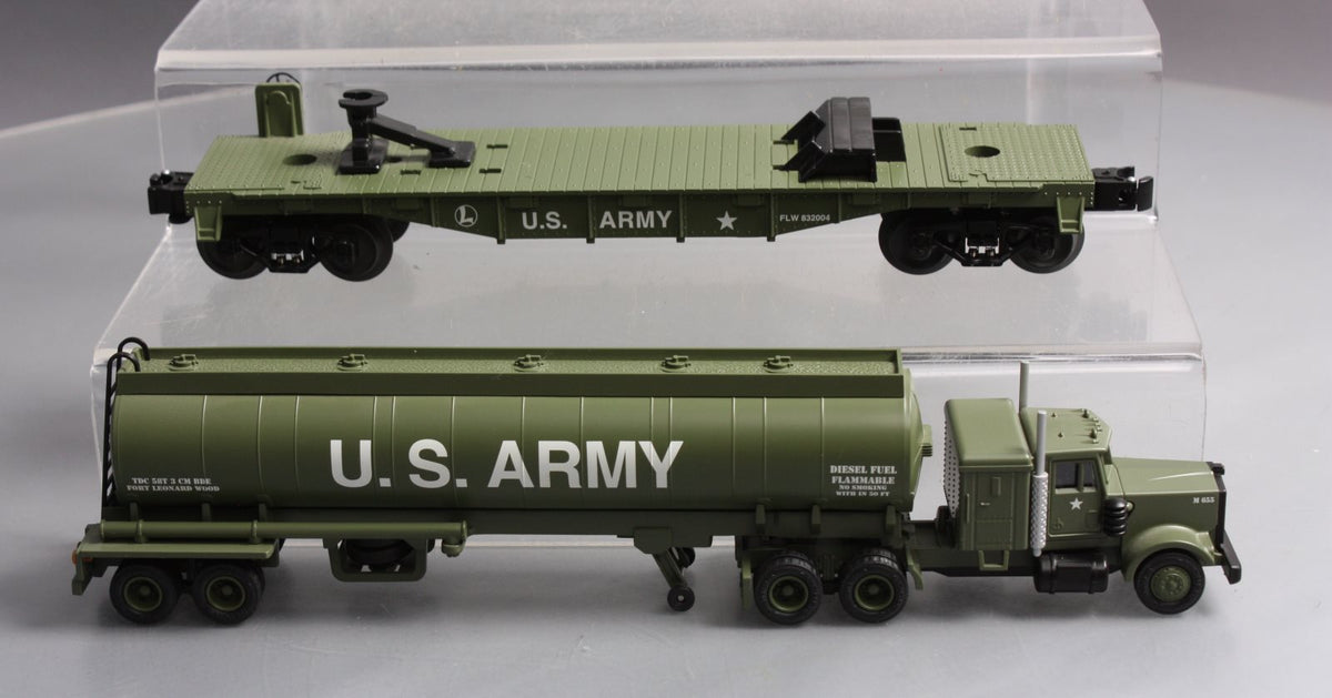 Lionel 6-52336 O Gauge Ft. Leaonard Wood Flatcar w/Truck LN/Box