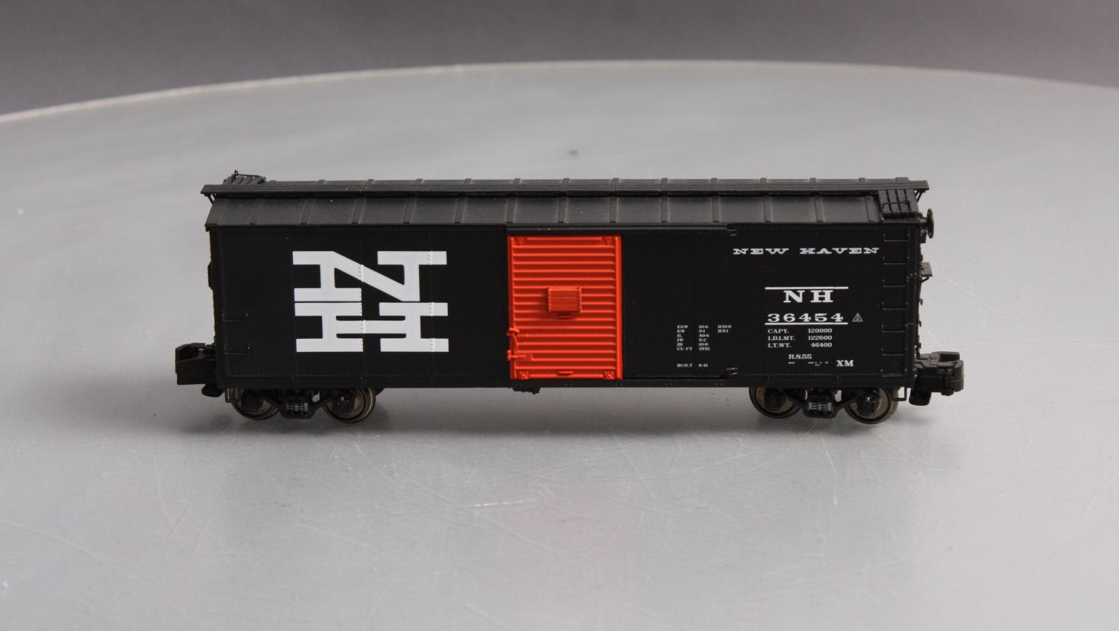 MTH 35-74004 S Scale New Haven Rebuilt Steel Boxcar #36154