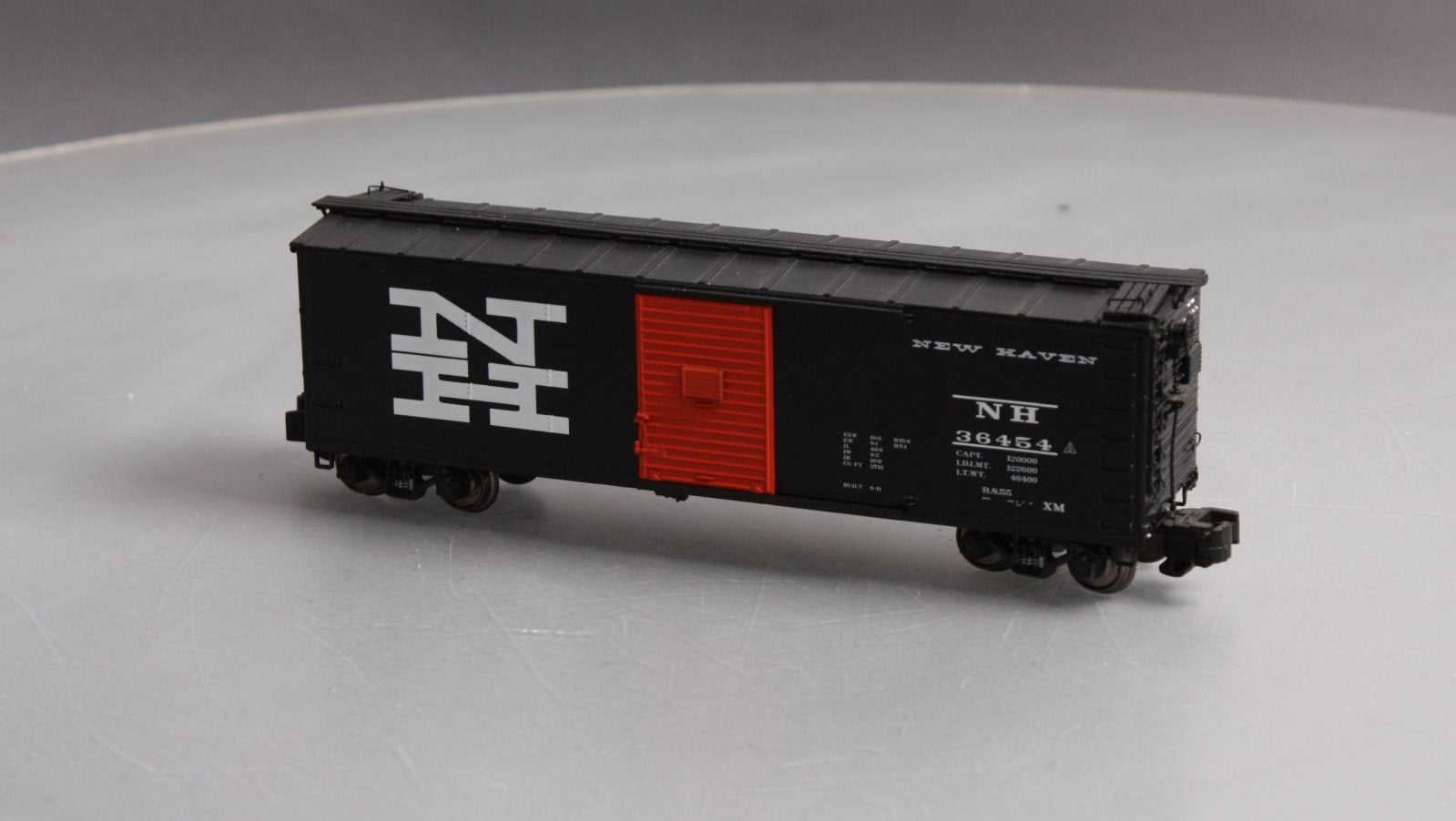 MTH 35-74004 S Scale New Haven Rebuilt Steel Boxcar #36154