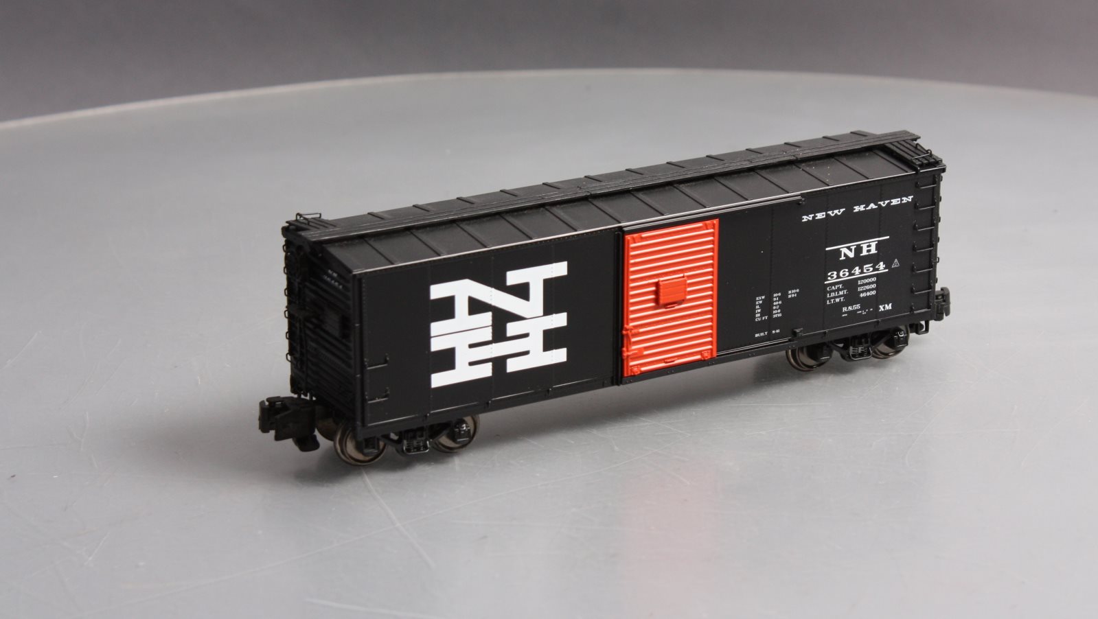 MTH 35-74004 S Scale New Haven Rebuilt Steel Boxcar #36154
