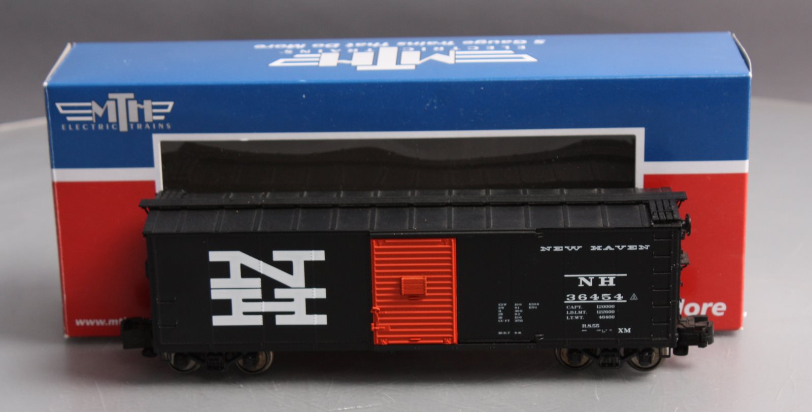 MTH 35-74004 S Scale New Haven Rebuilt Steel Boxcar #36154