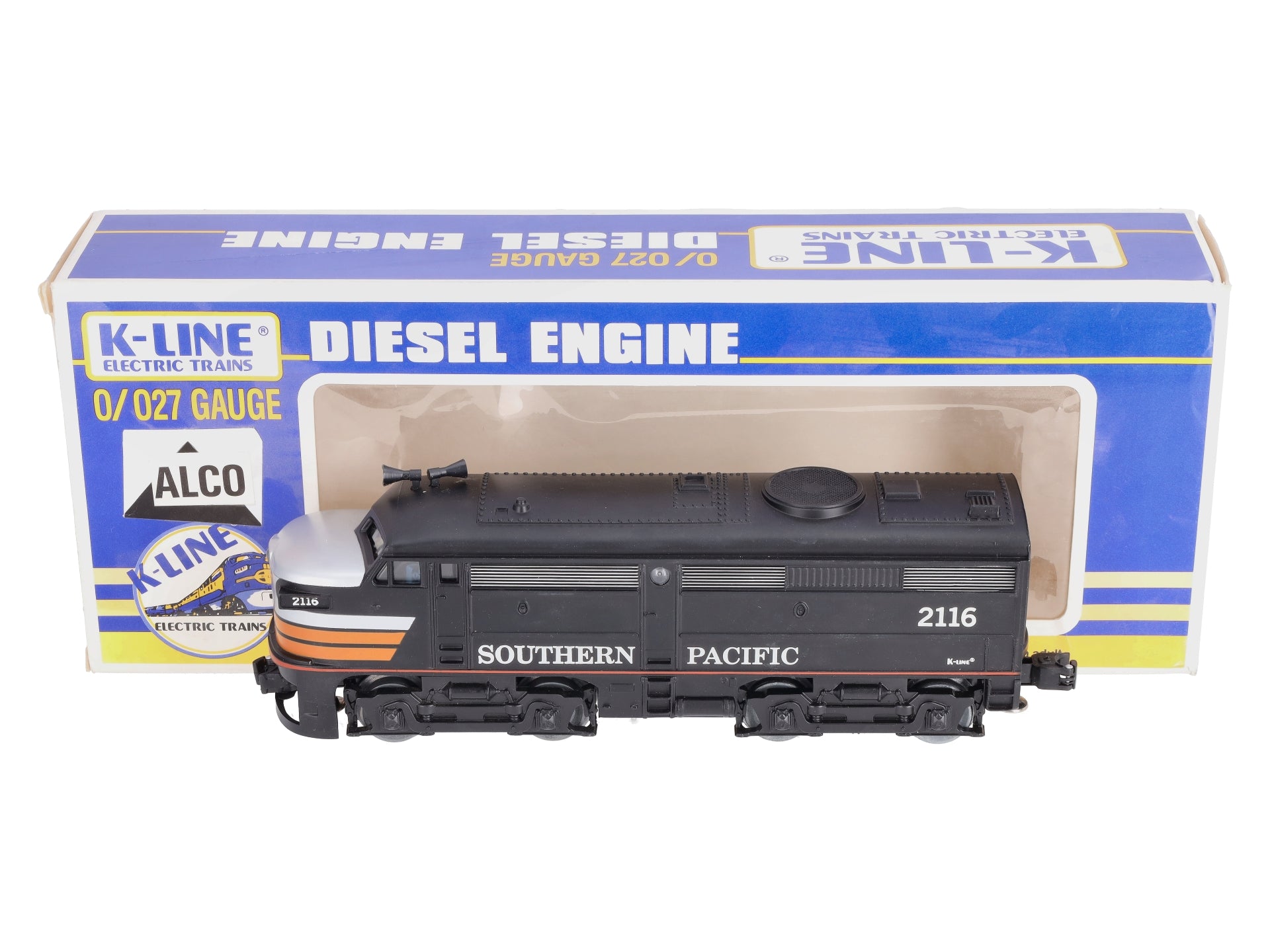 K-Line K2116 O Southern Pacific Alco A Powered Diesel Locomotive #2116 LN/Box