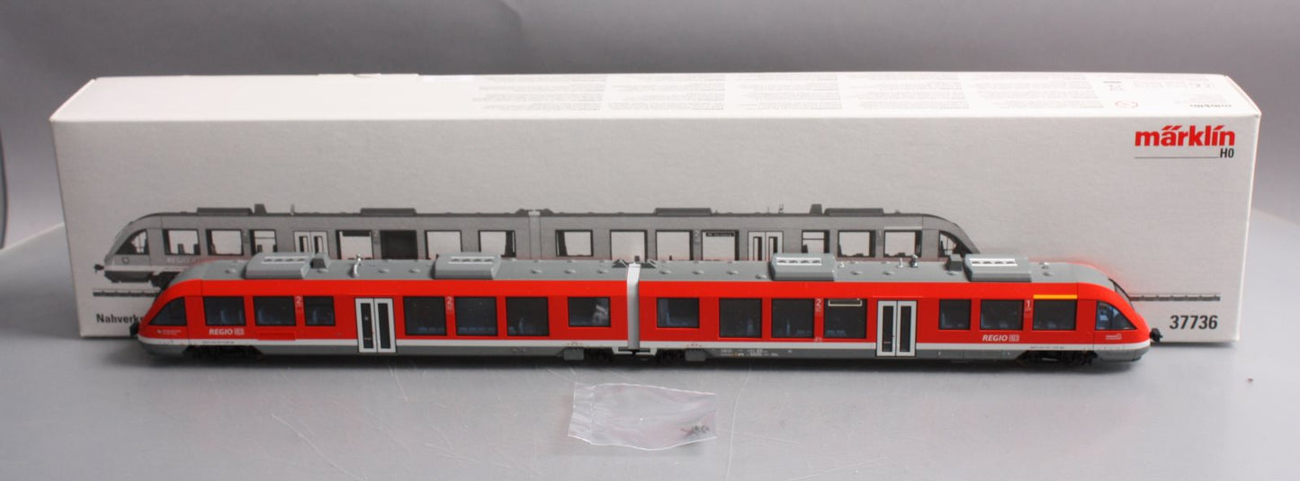 Marklin 37736 HO Scale DB Diesel Powered Commuter Rail Car #648.2 w Sound